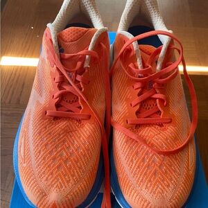 Hoka One One Orange Athletic Shoes